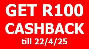 GET R100 CASHBACK till 22/4/25